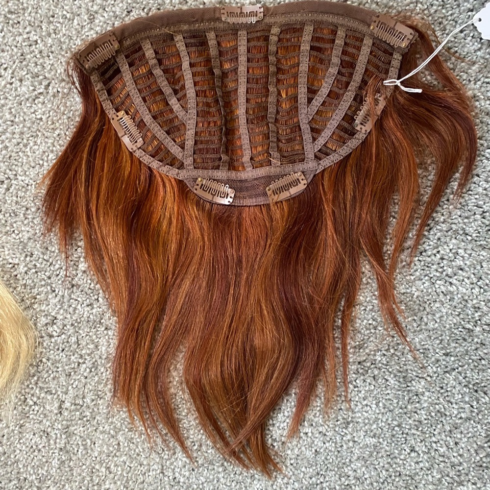 HairDo 100% Human Hair COPPER BROWN R6? 12” Clip-in HairUWear ❤️ 1 Piece NWOT - Picture 4 of 4